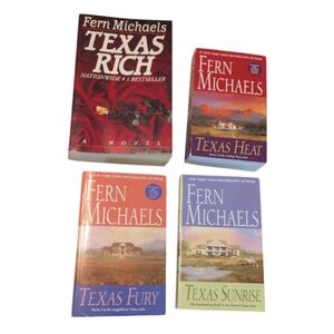 Complete 4 Book Set Fern Michaels Texas Series: Rich, Heat, Fury, Sunrise Books